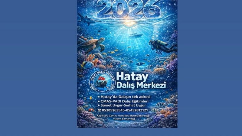 Hatay Dalış Merkezi Yeni Yıl Mesajı