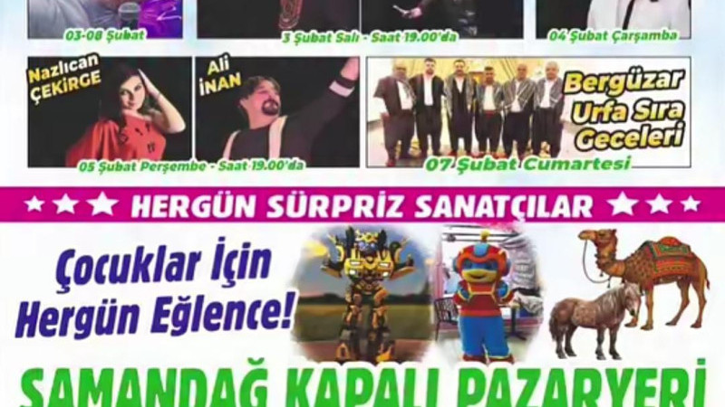 Samandağ’da Yöresel Ürünler, Moda ve Tekstil Festivali Başlıyor