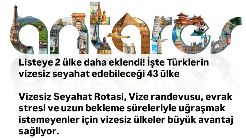 Listeye 2 ülke daha eklendi! 