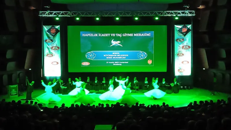 Konya Büyükşehir Fransa’da Sema mukabelesi düzenledi