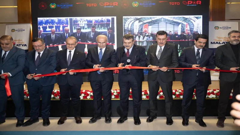 Malatya’da 100 milyonluk spor ve eğitim yatırımları açıldı