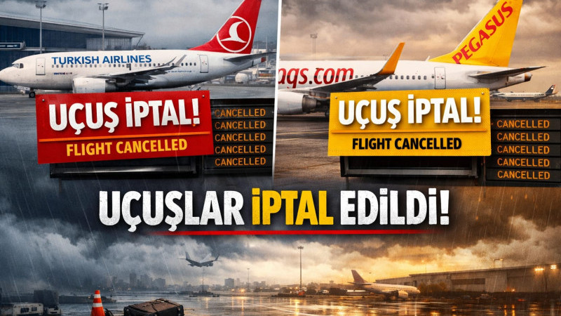 Hava Sahalarının Kapatılması Seferleri Etkiledi: THY ve Pegasus’tan İptal Açıklaması