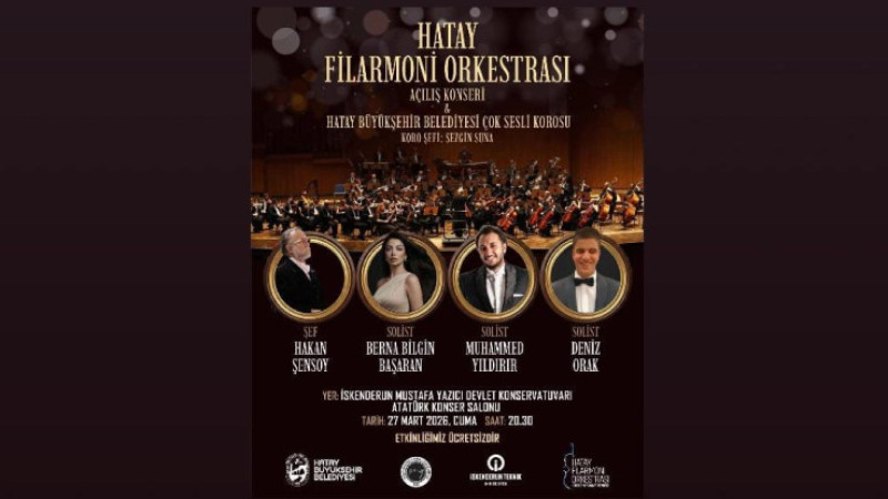 Hatay Filarmoni Orkestrası ilk konseriyle sahneye çıkıyor