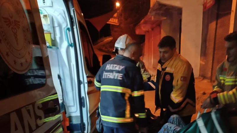 İTFAİYENİN MÜDAHALESİ FACİAYI ÖNLEDİ