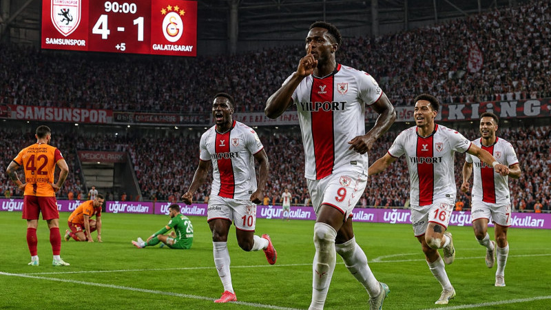 Şampiyonluk Ertelendi! Galatasaray Samsun’da Dağıldı