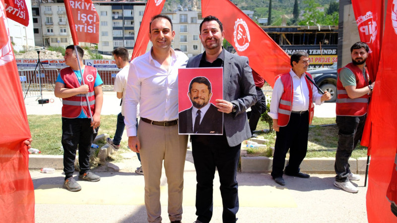 Başkan Halil İbrahim Özgün 1 Mayıs’ta Alanlardaydı