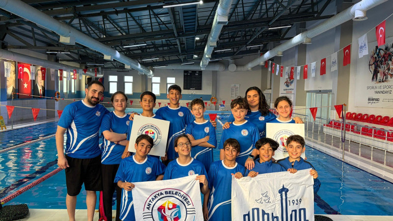 ANTAKYA BELEDİYESİ SPOR KULÜBÜ YÜZME SPORCULARI,  BAŞARILARIYLA ADINDAN SÖZ ETTİRİYOR