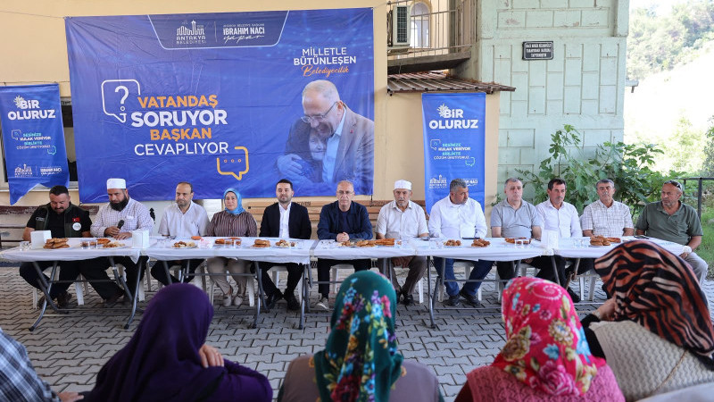  OĞLAKÖREN MAHALLESİ’NDE  MAHALLE SAKİNLERİ İLE BİR ARAYA GELDİLER