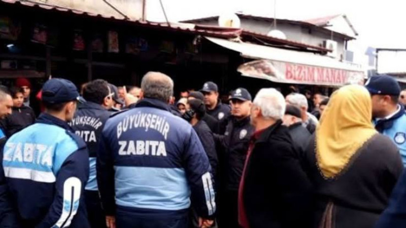 Antakya'da Semt Pazarı Çevresinde Yoğun Güvenlik Önlemi!