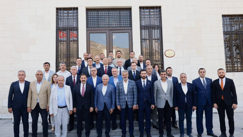 BİNALİ YILDIRIM’DAN BAŞKAN ÖNTÜRK’E ZİYARET