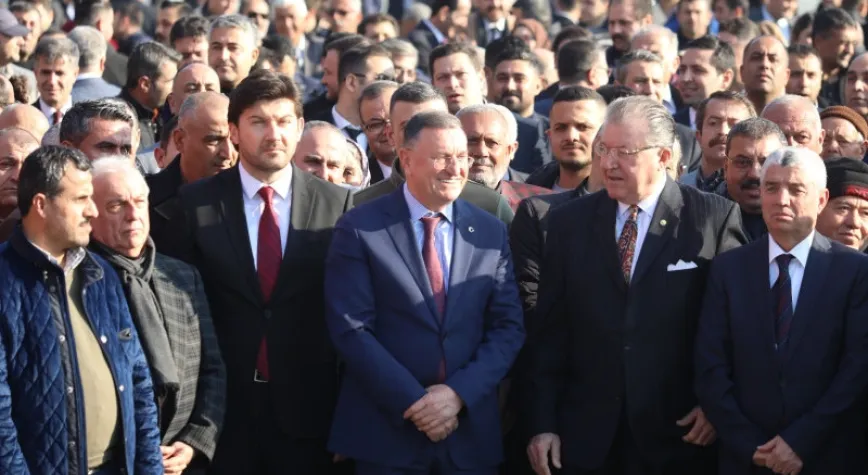ANTAKYA SEBZE VE MEYVE HALİNİN TEMELİ ATILDI