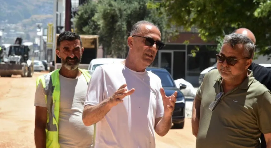 BAŞKAN YAPAR, YOL ÇALIŞMALARINI İNCELEDİ