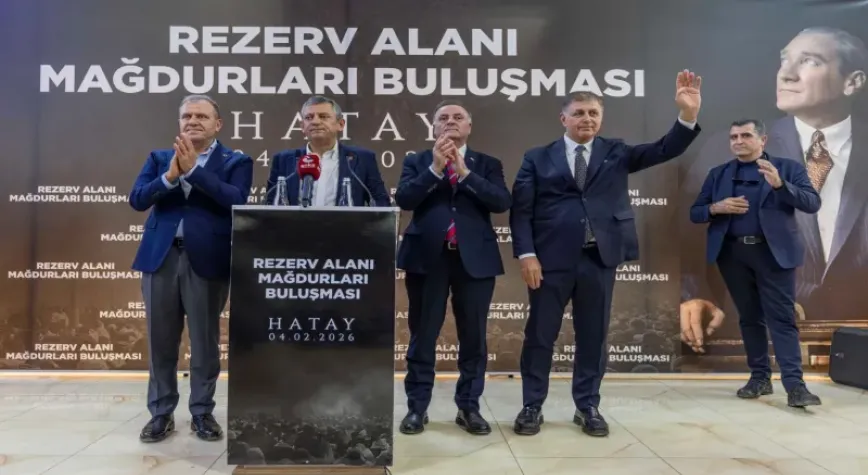 CHP'li başkanlar Hatay’da depremzedelerle buluştu