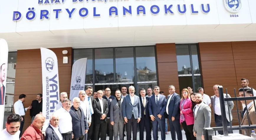 DÖRTYOL ANAOKULU PROJESİNDE SONA GELİNDİ BAŞKAN ÖNTÜRK, PROJEYİ ZİYARET ETTİ