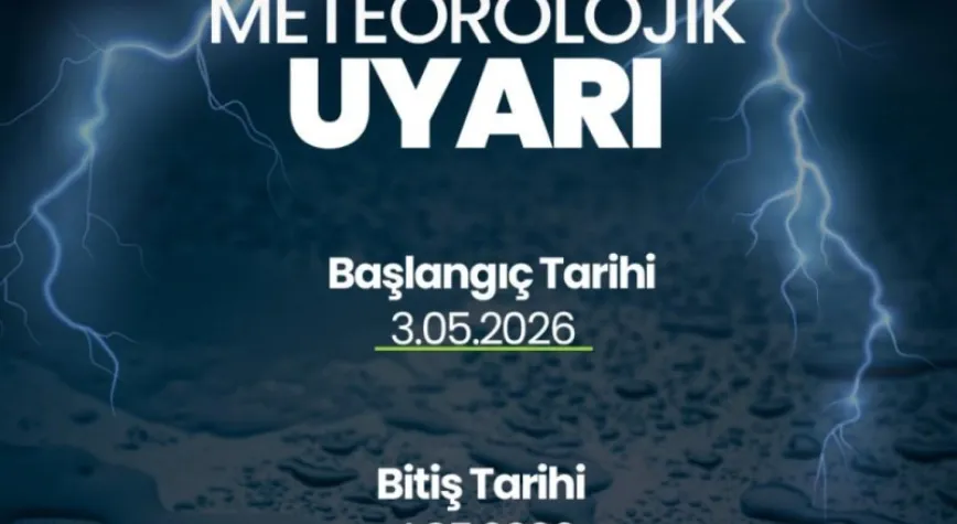 Hatay İçin Fırtına Uyarısı: 3-4 Mayıs’a Dikkat!