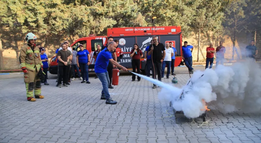 HBB, EĞİTİM VE TATBİKATLARLA YANGIN BİLİNCİ OLUŞTURUYOR
