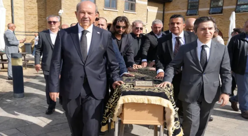 KKTC 5. Cumhurbaşkanı Ersin Tatar, yeğenini Londra’da son yolculuğuna uğurladı