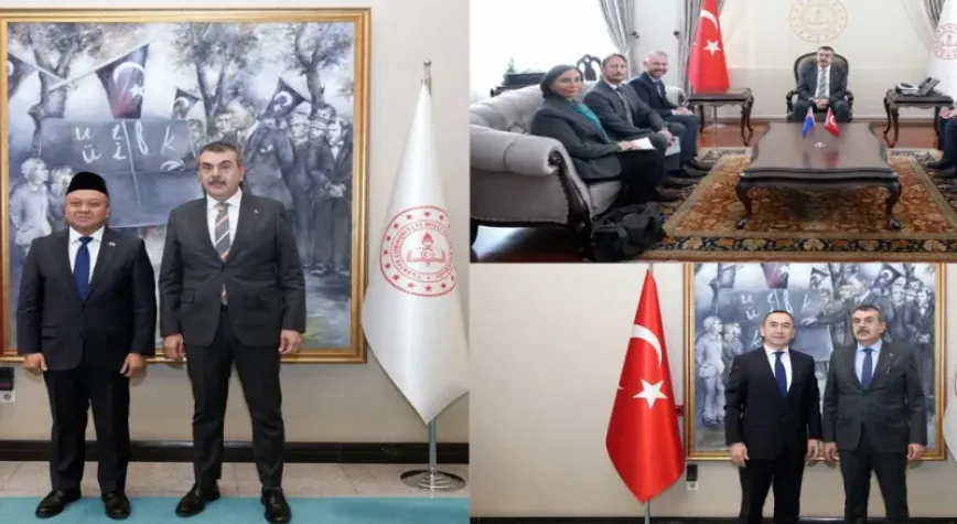 Üç ülkenin Ankara büyükelçileri MEB'de