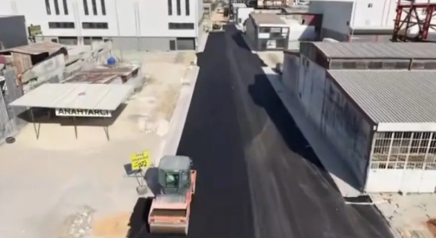YENİ SANAYİ SİTESİ’NDE ASFALT ÇALIŞMALARI